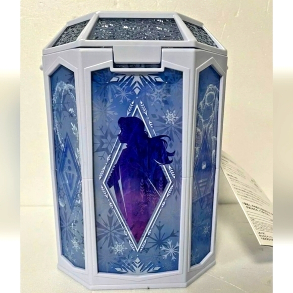 Tokyo Disney Resort Limited Frozen Popcorn Bucket Light Anna Elsa Olaf Japan NWT - Picture 4 of 11
